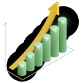 Results increasing icon